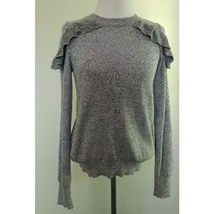 Topshop Ruffle Shoulder Jumper